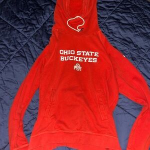 Nike Red Hoodie with Drawstring
